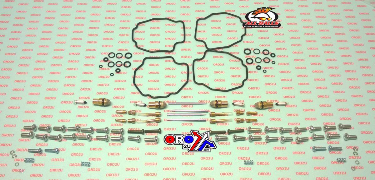 All Balls Racing Carburetor Rebuild Kit 93-05 Yam VMX12 V-max, Allballs 26-1675 Road