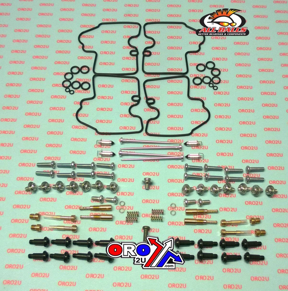 All Balls Racing Carburetor Rebuild Kit 99-02 Yam YZF-r6, Allballs 26-1677 Road