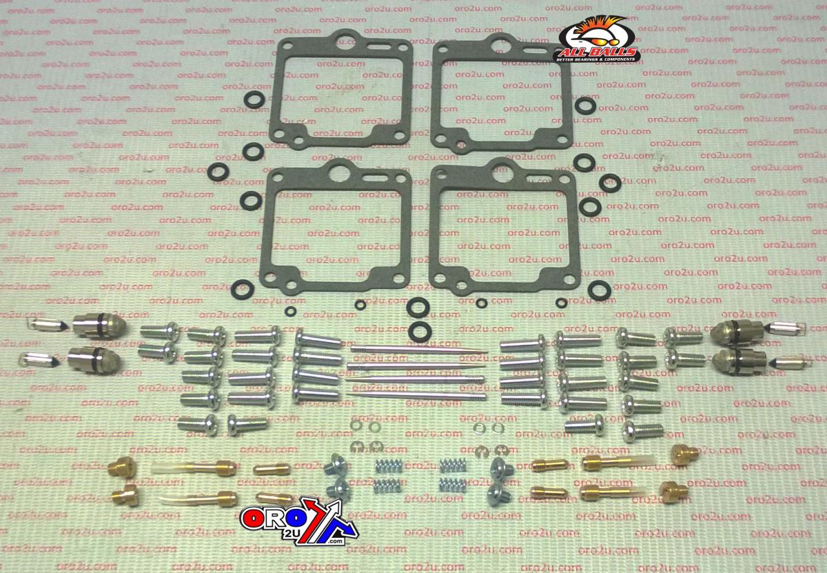 All Balls Racing Carburetor Rebuild Kit 89-93 Yam Fj1200, Allballs 26-1680 Road