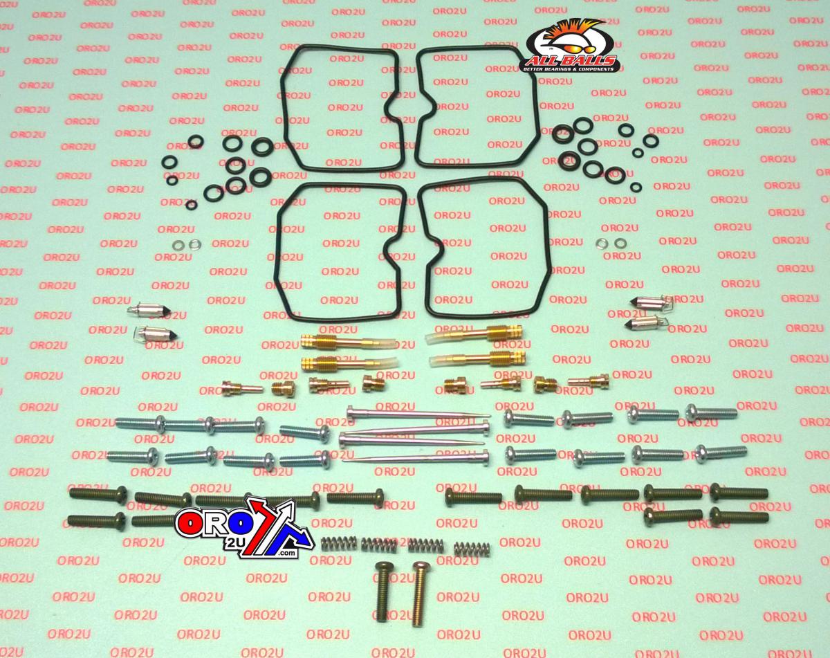 All Balls Racing Carburetor Rebuild Kit 88-97 Kaw ZX600 Ninja 600r, Allballs 26-1681 Road