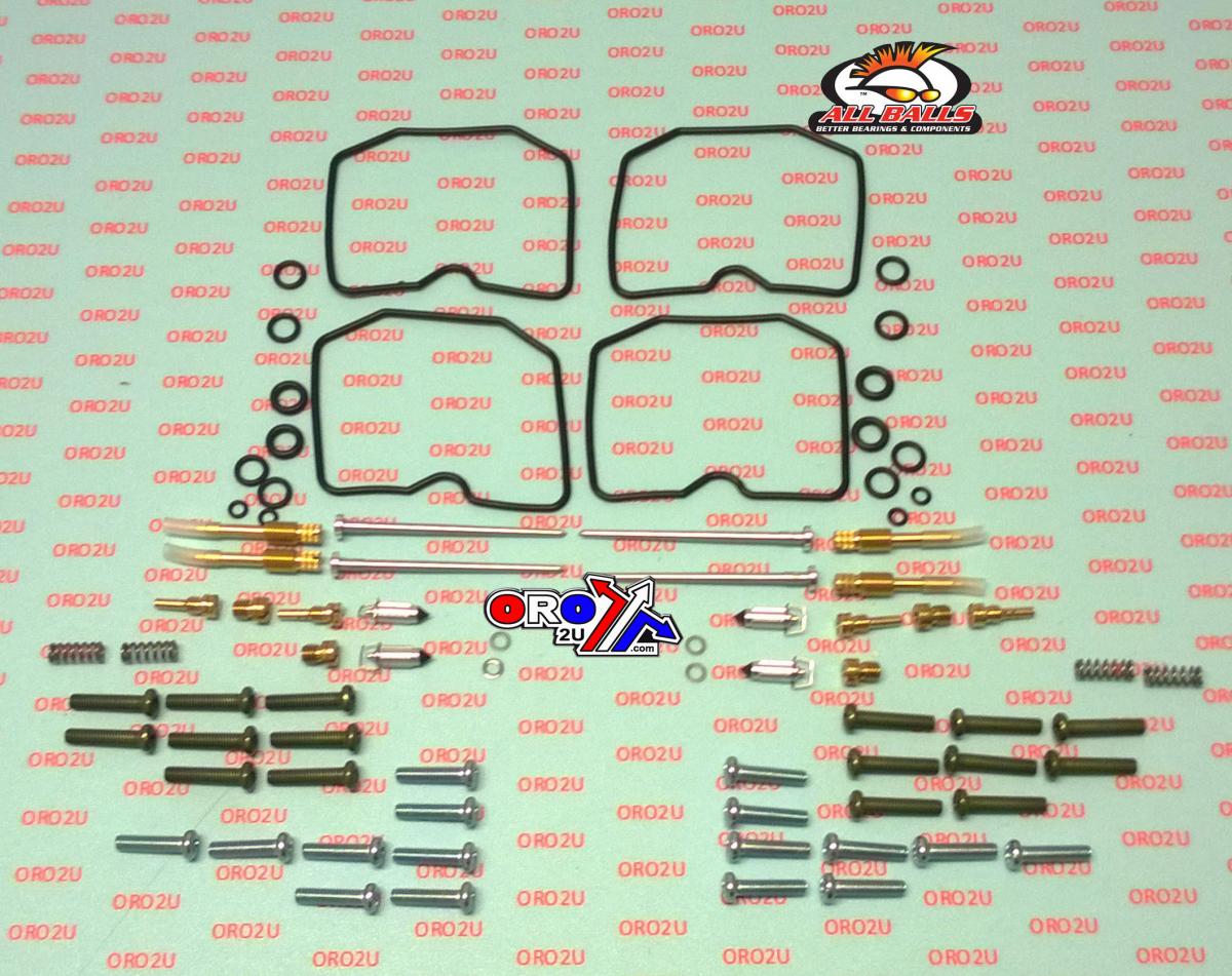 All Balls Racing Carburetor Rebuild Kit 90-93 Kaw ZR550, Allballs 26-1683 Road