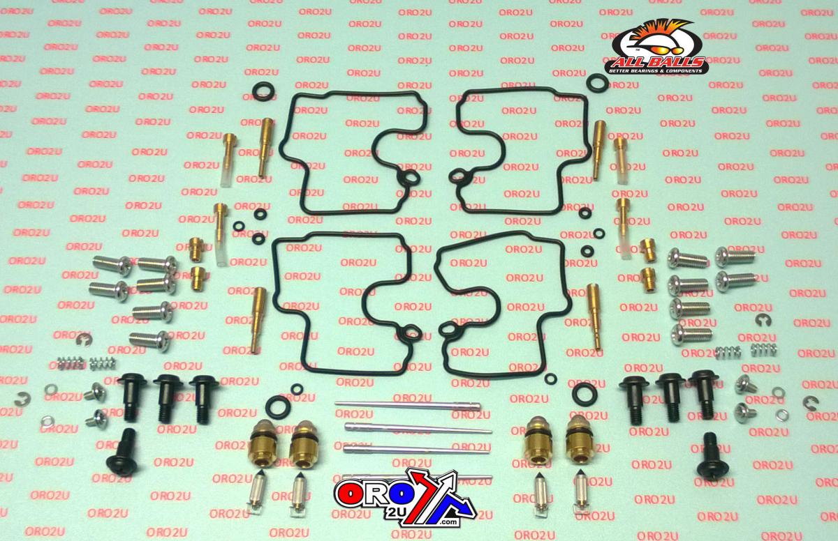 All Balls Racing Carburetor Rebuild Kit 98-99 Kaw ZX600 Zx-6r, Allballs 26-1685 Road