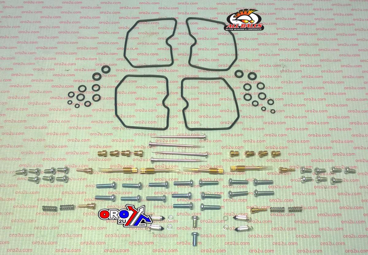 All Balls Racing Carburetor Rebuild Kit 91-93 Kaw ZR750 Zephyr, Allballs 26-1686 Road