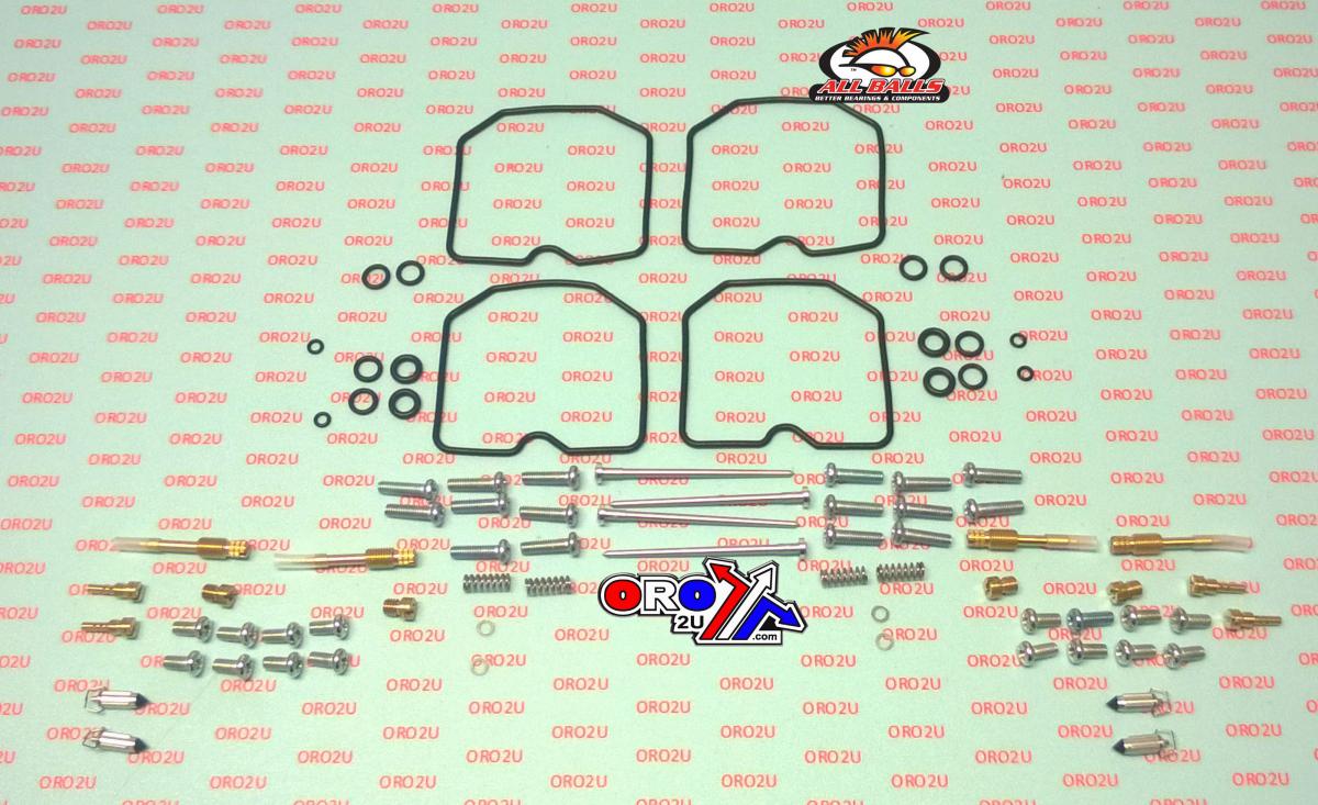 All Balls Racing Carburetor Rebuild Kit 92-95 Kaw Zr1100, Allballs 26-1687 Road
