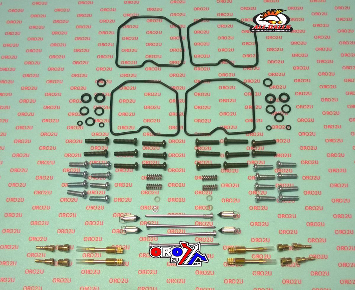 All Balls Racing Carburetor Rebuild Kit 95-97 Kaw Zx1100e Gpz, Allballs 26-1690 Road