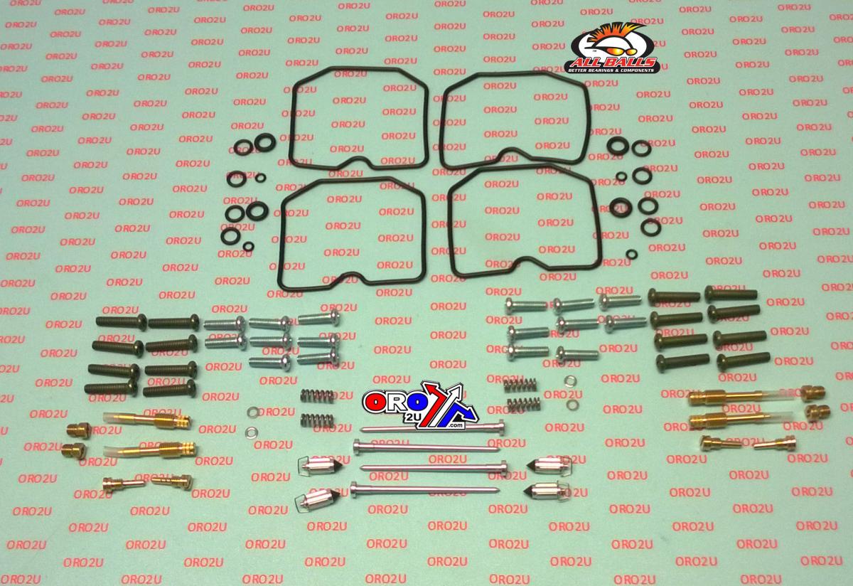 All Balls Racing Carburetor Rebuild Kit 1996 Kaw Zx1100f1 Zzr, Allballs 26-1691 Road