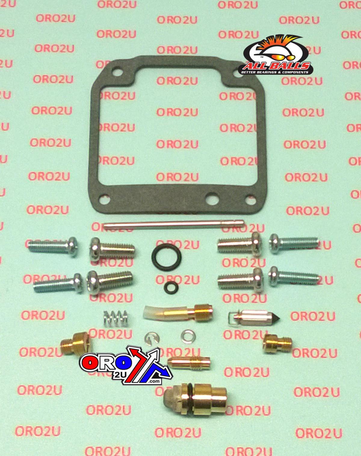 All Balls Racing Carburetor Rebuild Kit 01-09 Kaw BN125, Allballs 26-1692 Road
