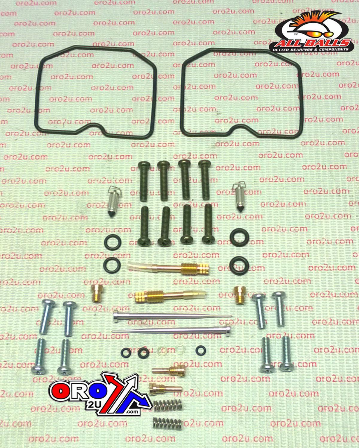All Balls Racing Carburetor Rebuild Kit 08-12 Kaw EX250 Ninja, Allballs 26-1693 Road