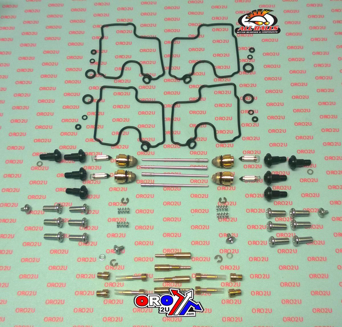 All Balls Racing Carburetor Rebuild Kit 98-06 Suz GSX600F Katana, Allballs 26-1694 Road