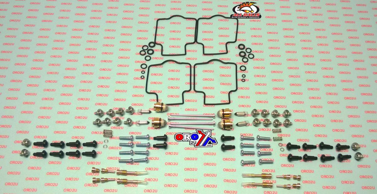 All Balls Racing Carburetor Rebuild Kit 93-02 Kaw ZX600E Zx-6, Allballs 26-1695 Road