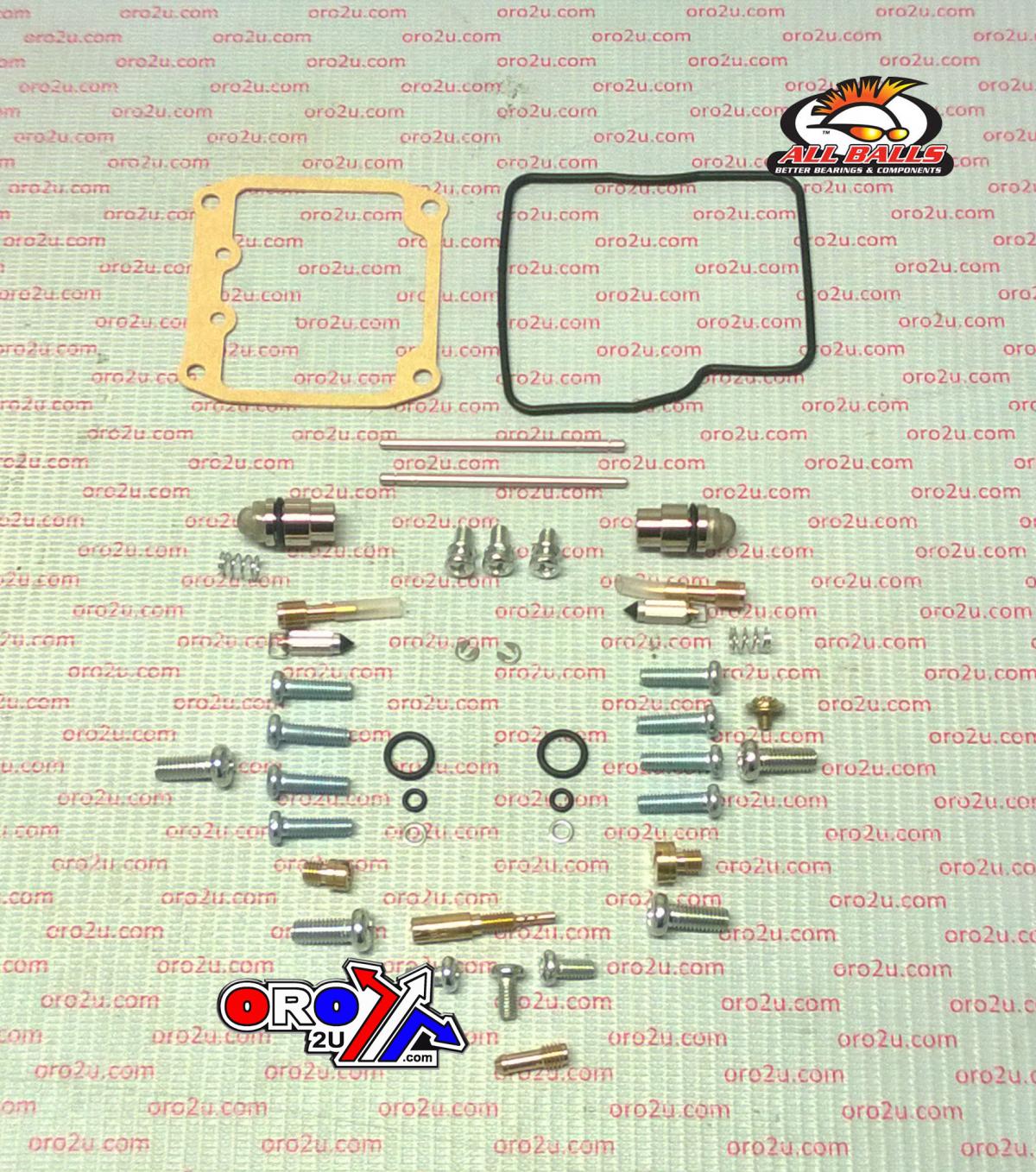 All Balls Racing Carburetor Rebuild Kit 90-09 Suz vs1400 Intruder, Allballs 26-1698 Road