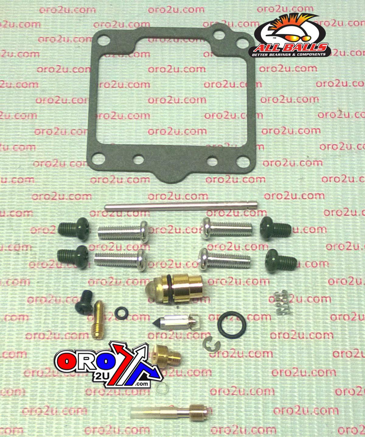 All Balls Racing Carburetor Rebuild Kit 96-19 Suz LS650 Savage, Allballs 26-1705 Road
