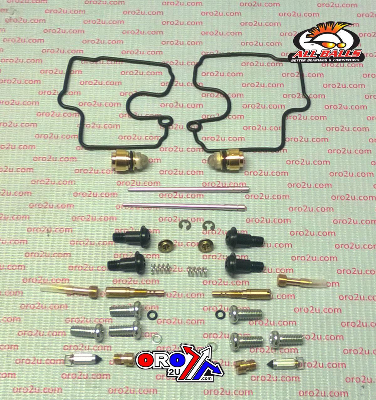 All Balls Racing Carburetor Rebuild Kit 99-02 Suz SV650, Allballs 26-1706 Road