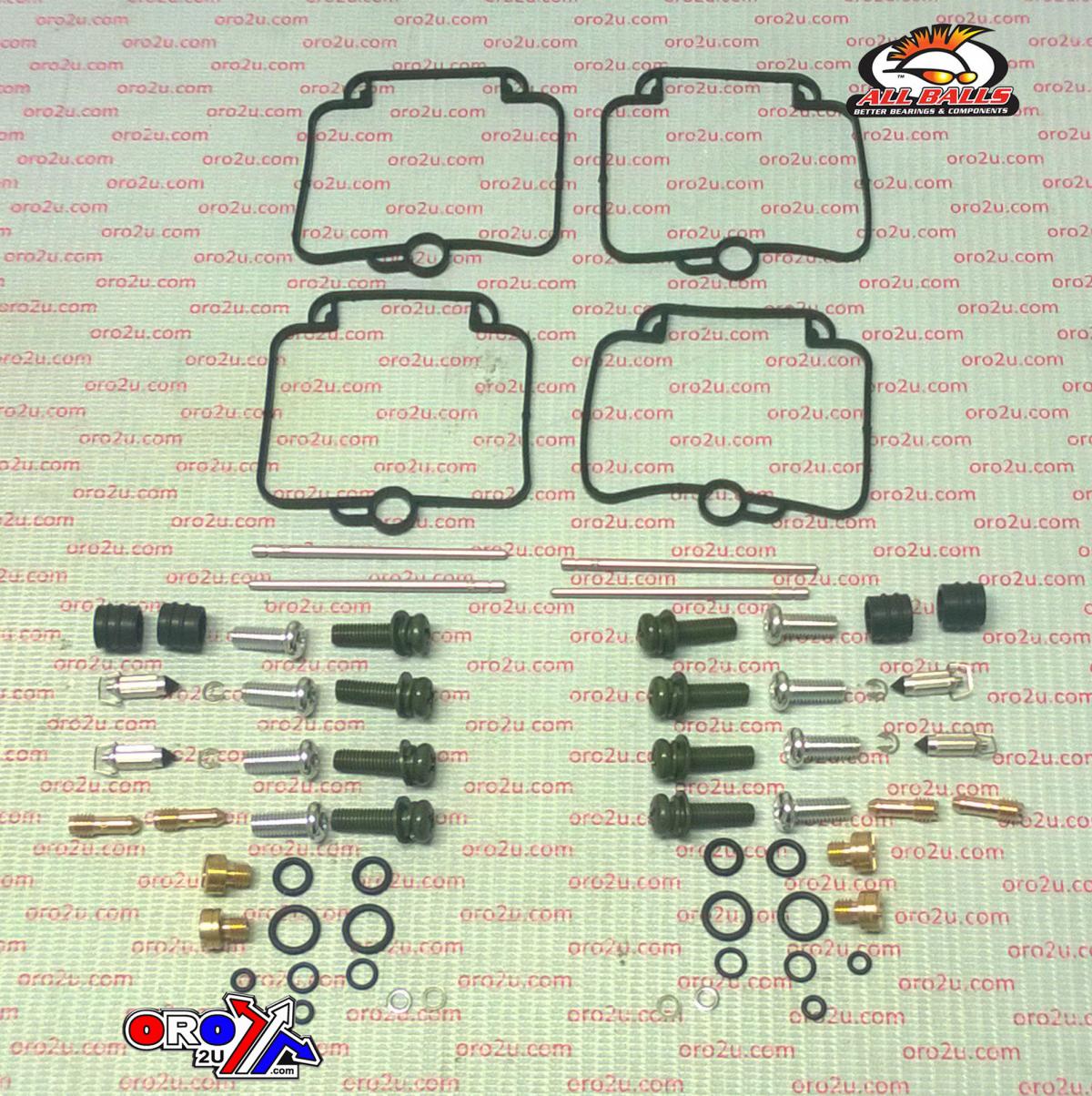 All Balls Racing Carburetor Rebuild Kit 91-92 Suz Gsxr1100, Allballs 26-1707 Road