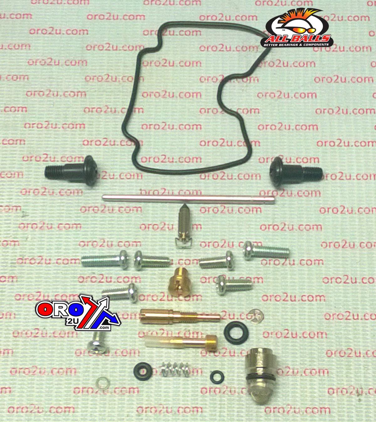 All Balls Racing Carburetor Rebuild Kit 99-03 Yam Xv1600 Road Star, Allballs 26-1725 Road
