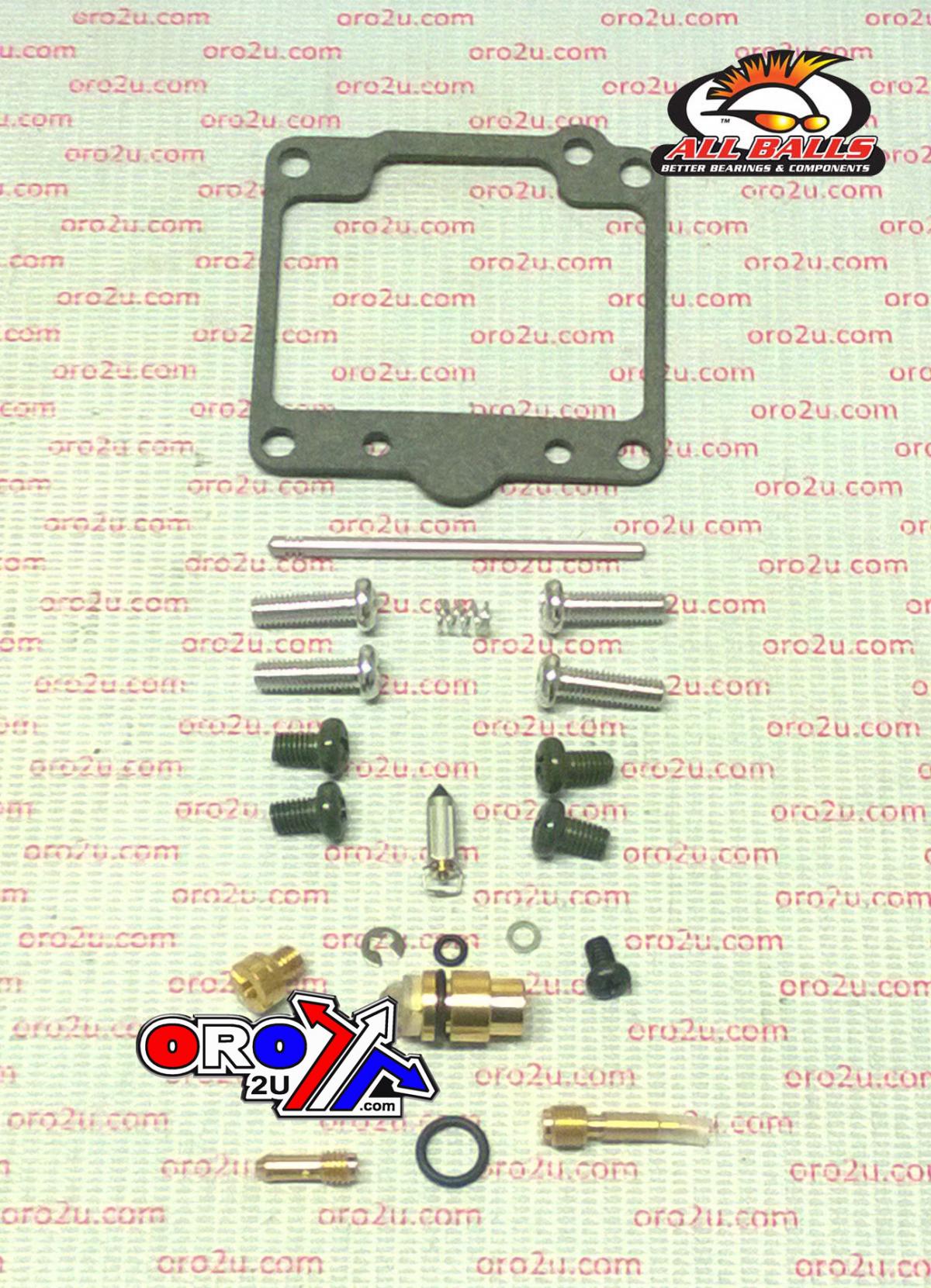All Balls Racing Carburetor Rebuild Kit 86-95 Suz LS650 Savage, Allballs 26-1728 Road