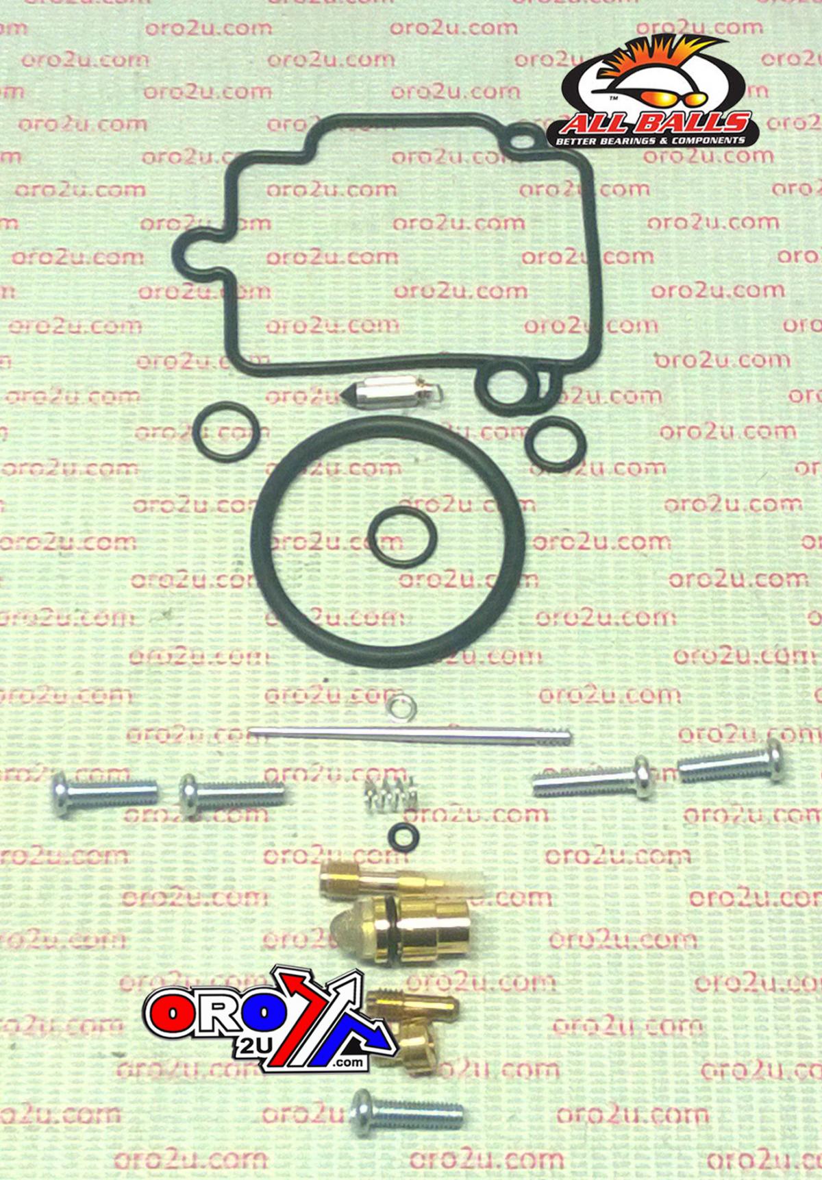 All Balls Racing Carburetor Rebuild Kit 87-92 Yam YFM350 Warrior, Allballs 26-1741 ATV