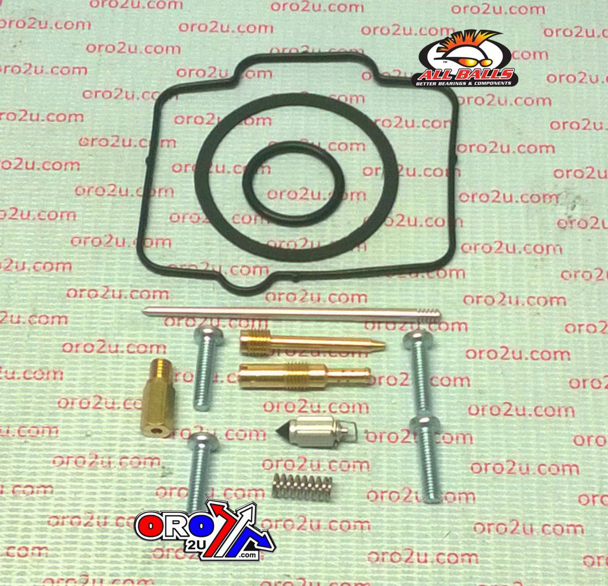 All Balls Racing Carburetor Rebuild Kit 19889 Kaw KX500, Allballs 26-1742 Dirt