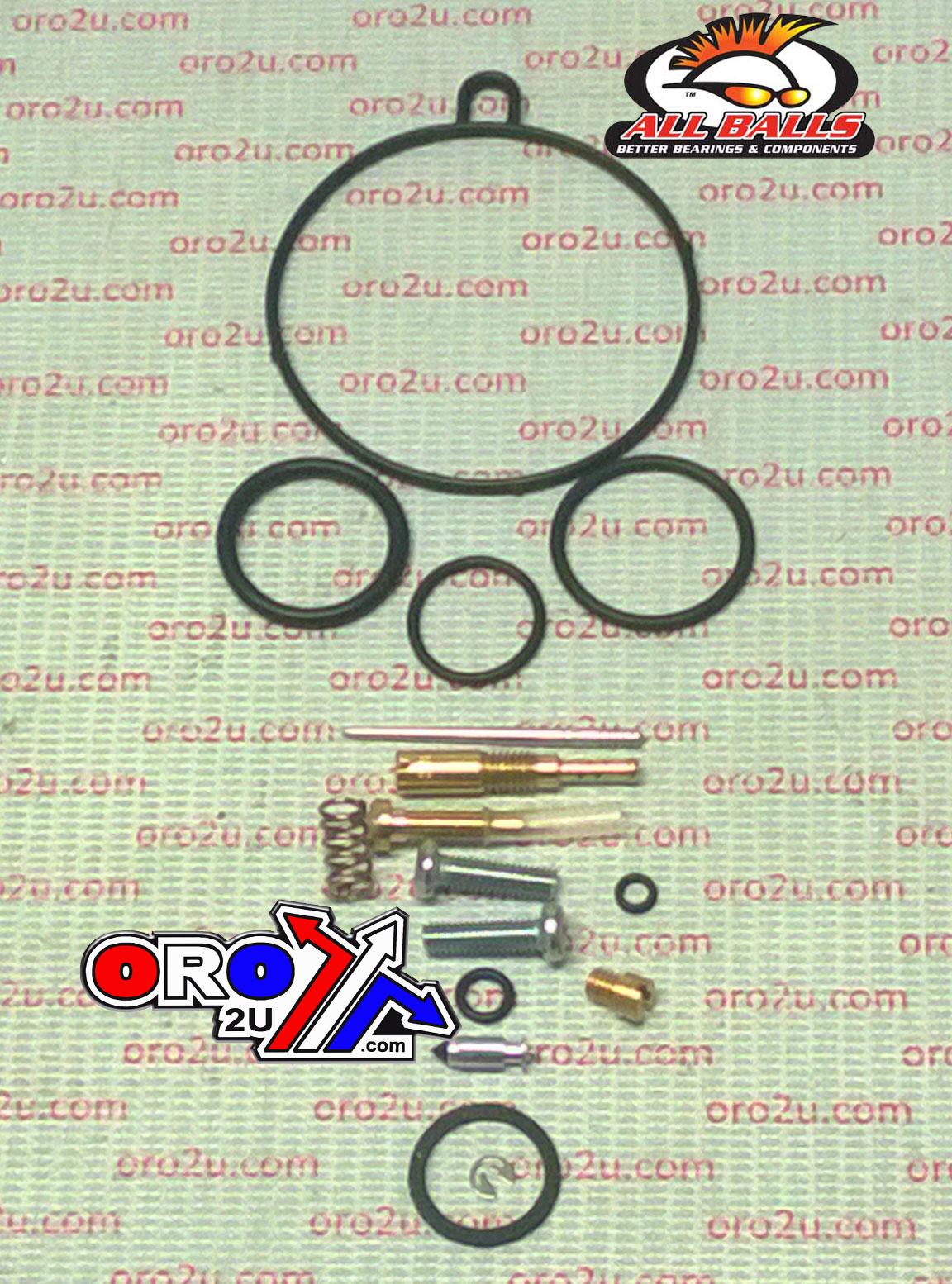 All Balls Racing Carburetor Rebuild Kit 86-87 Hon TRX70, Allballs 26-1743 ATV