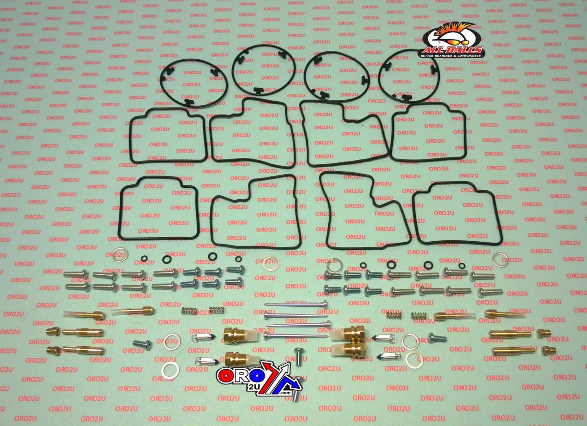 All Balls Racing Carburetor Rebuild Kit 90-93 Hon VFR750F, Allballs 26-1750 Road