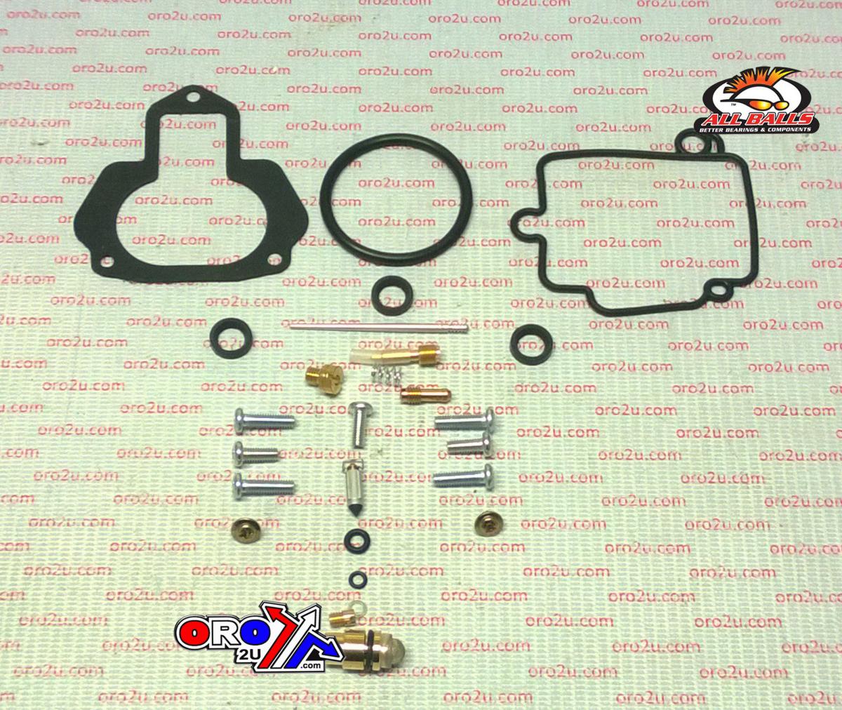 All Balls Racing Carburetor Rebuild Kit 1995 Yam YFM35FX Wolverine, Allballs 26-1755 ATV