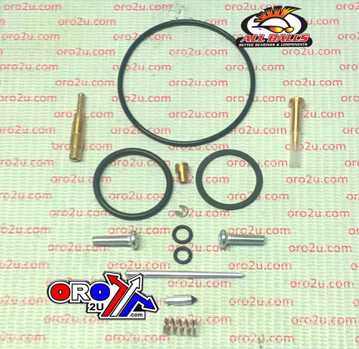 All Balls Racing Carburetor Rebuild Kit 86-87 Hon ATC125M, Allballs 26-1756 ATV