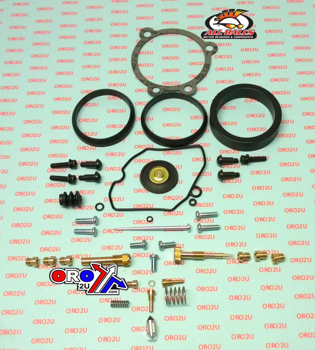 All Balls Racing Carburetor Rebuild Kit 95-03 Harley Xl1200, Allballs 26-1759 Road