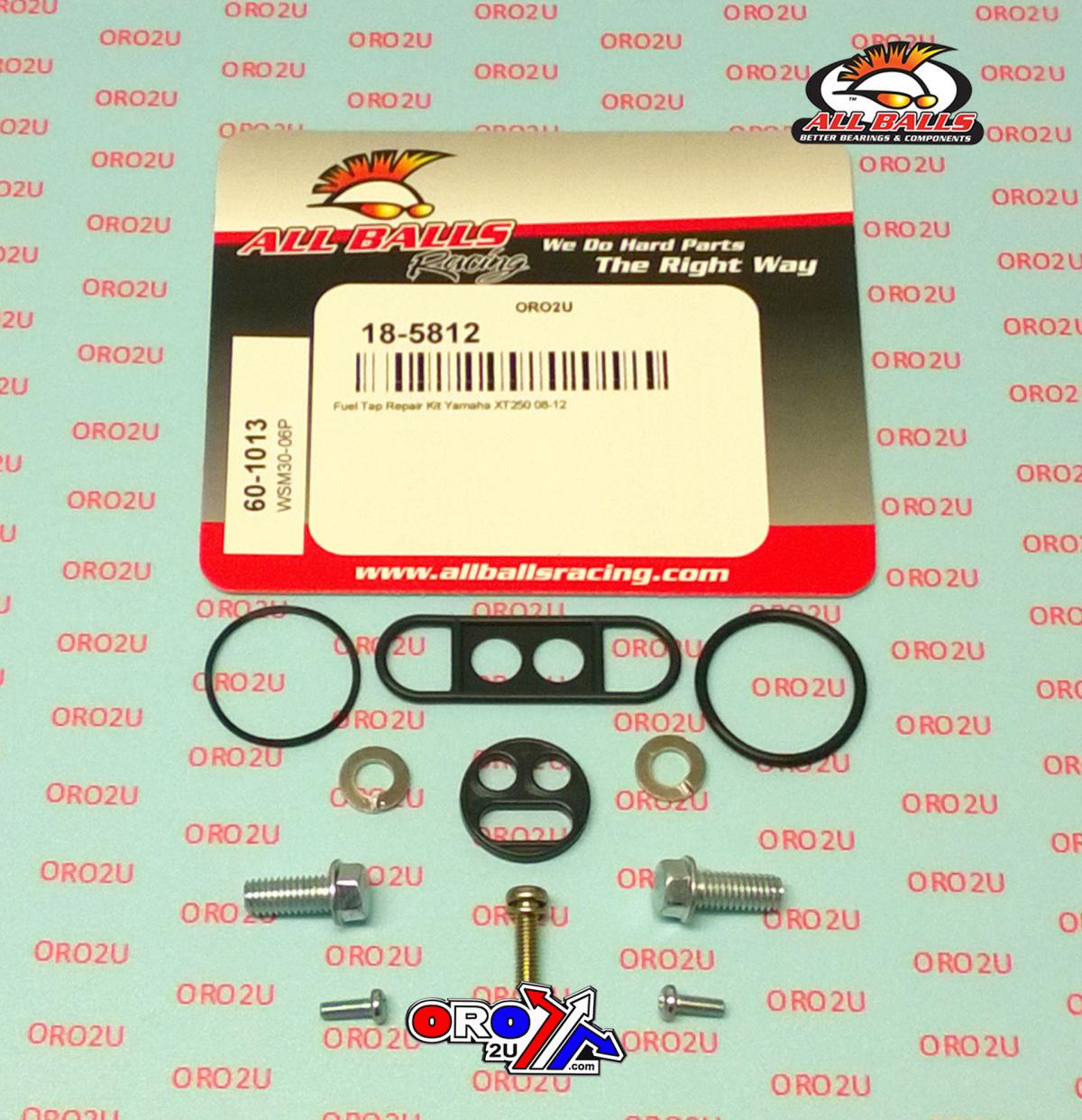 All Balls Racing Fuel Tap Repair Kit Allballs, Allballs 60-1013