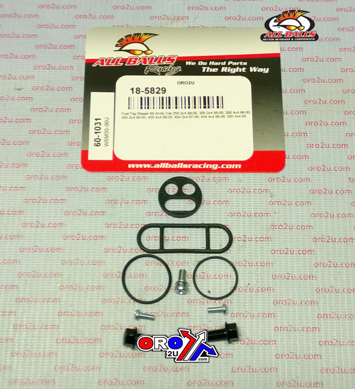All Balls Racing Fuel Tap Repair Kit Allballs, Allballs 60-1031 Arctic Cat 250-500 96-00