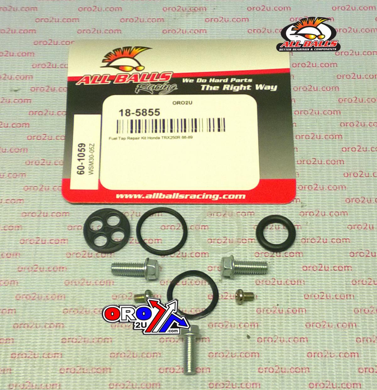 All Balls Racing Fuel Tap Repair Kit Allballs, Allballs 60-1059 Honda TRX250R 86-89