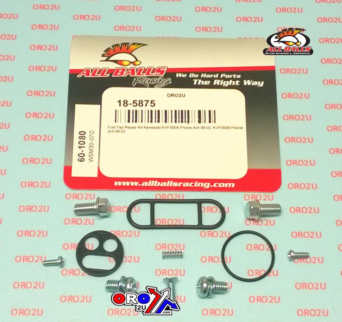 All Balls Racing Fuel Tap Repair Kit Allballs, Allballs 60-1080 Kaw KVF300 99-02