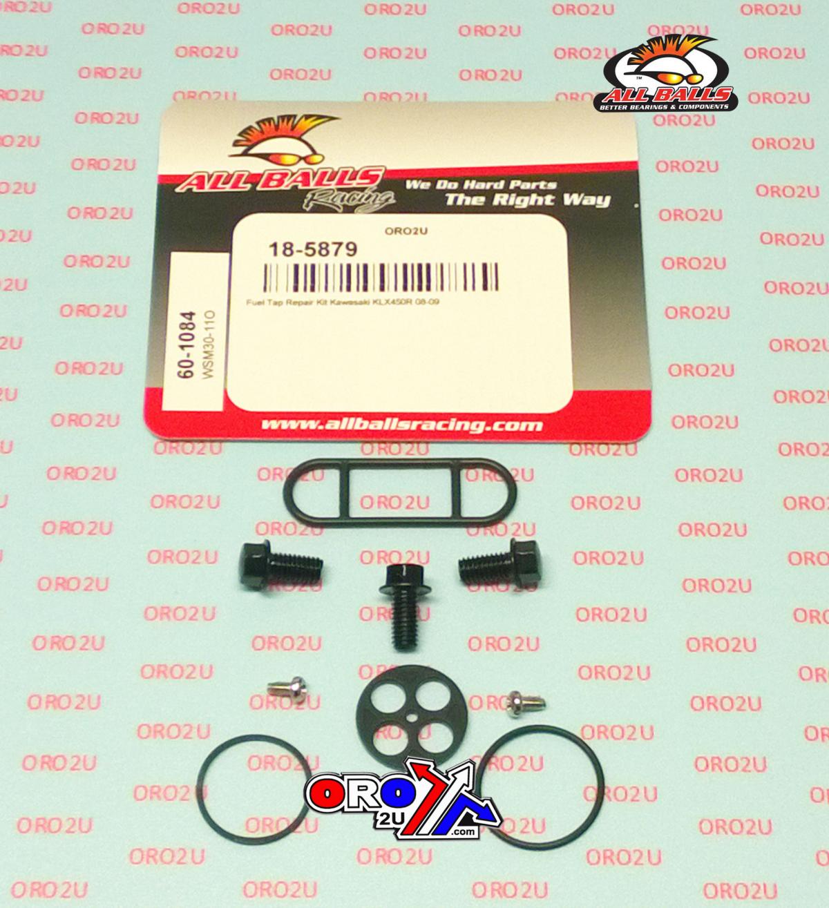 All Balls Racing Fuel Tap Repair Kit Allballs, Allballs 60-1084 Kaw KLX450R 08-09