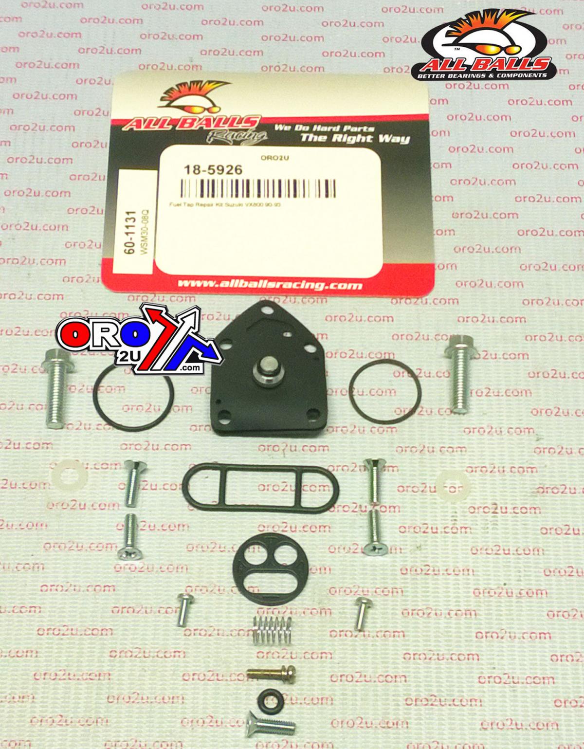 All Balls Racing Fuel Tap Repair Kit Allballs, Allballs 60-1131 Suzuki VX800 90-93
