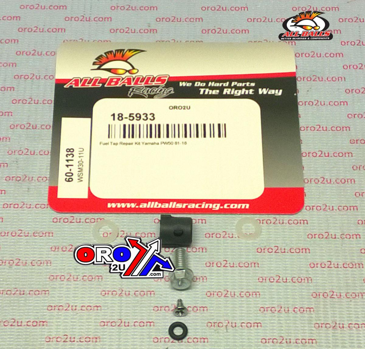 All Balls Racing Fuel Tap Repair Kit Allballs, Allballs 60-1138 Yamaha PW50 81-21