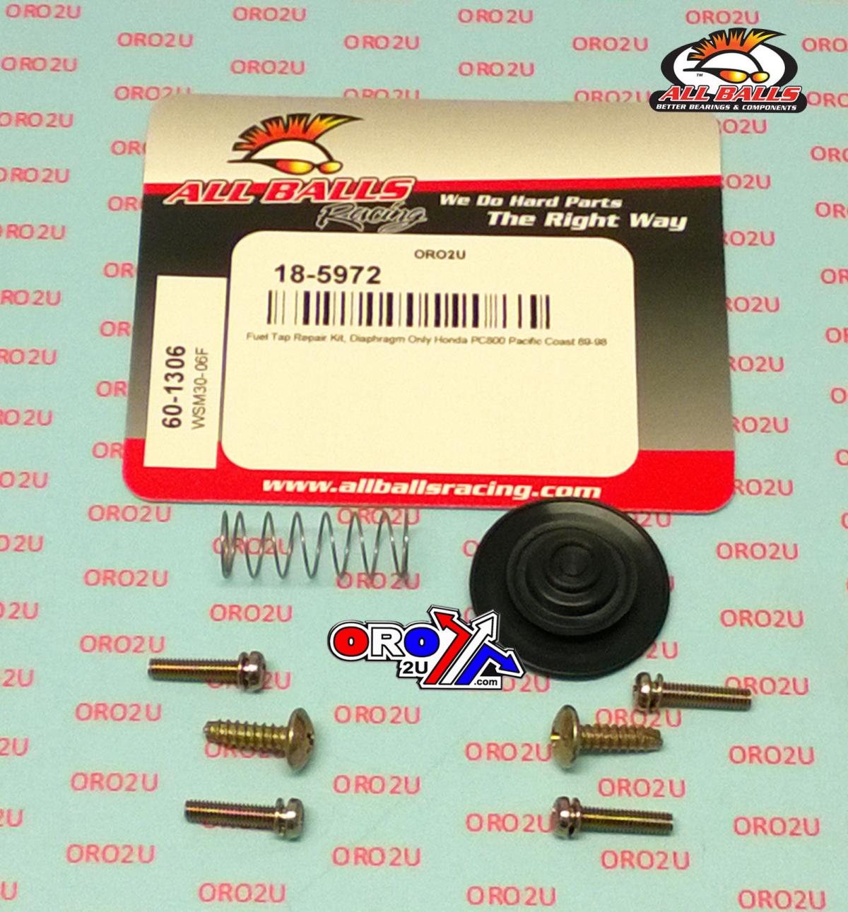 All Balls Racing Fuel Tap Repair Kit Allballs, Allballs 60-1306 Honda PC800 89-98