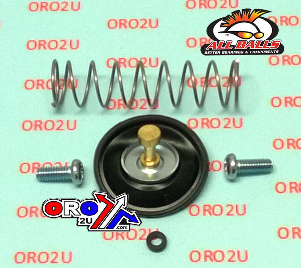 All Balls Racing Air Cut Off Valve Rebuild Kit 87-18 Kaw/suz, Allballs 46-4009 Dirt