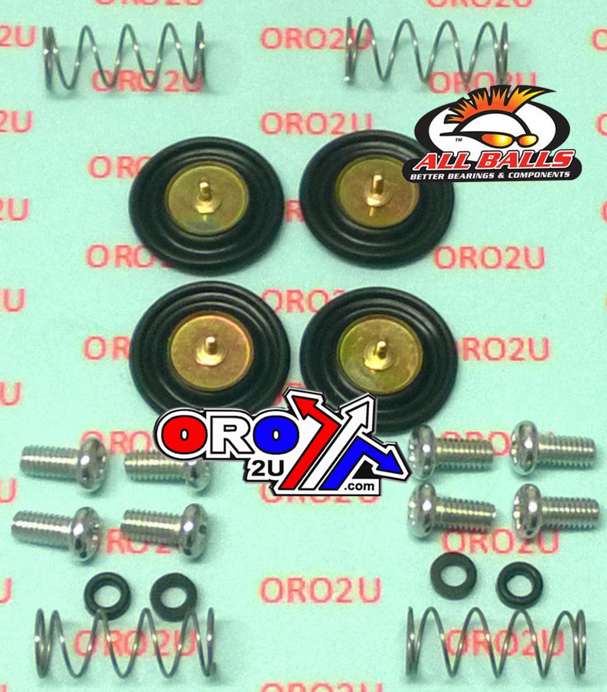 All Balls Racing Air Cut Off Valve Rebuild Kit 98-03 Kaw ZX900 Zx9r Ninja, Allballs 46-4042 Road