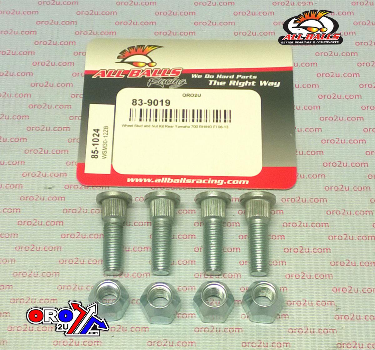 All Balls Racing Wheel Stud and Nut Kit, Allballs 85-1024