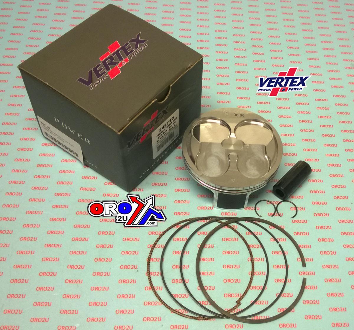 Vertex Piston Kit Vertex 97.0 D Hc Yamaha YZ/WR 450 18-20, Vertex 24271d Hc Compr 13,8:1
