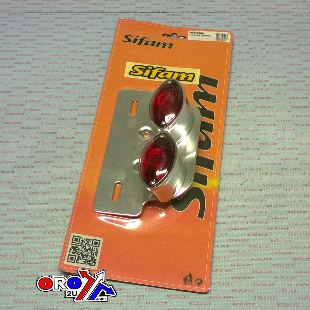 Sifam Rear Lights & Bracket Oval