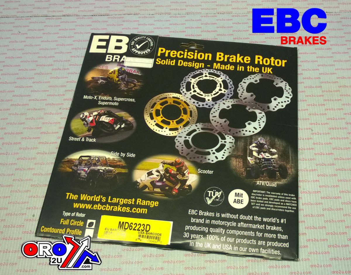 EBC Disc Brake Rear Bombardier / Can Am, Ebc Md6223d, 705600271, 705600604, Md6223d, Md6223d