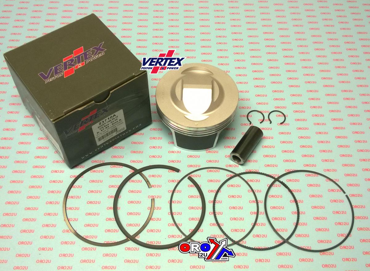 Vertex Piston Kit Vertex 98.0 B Hc Ducati 1100 Ds 2v, Vertex 23710b