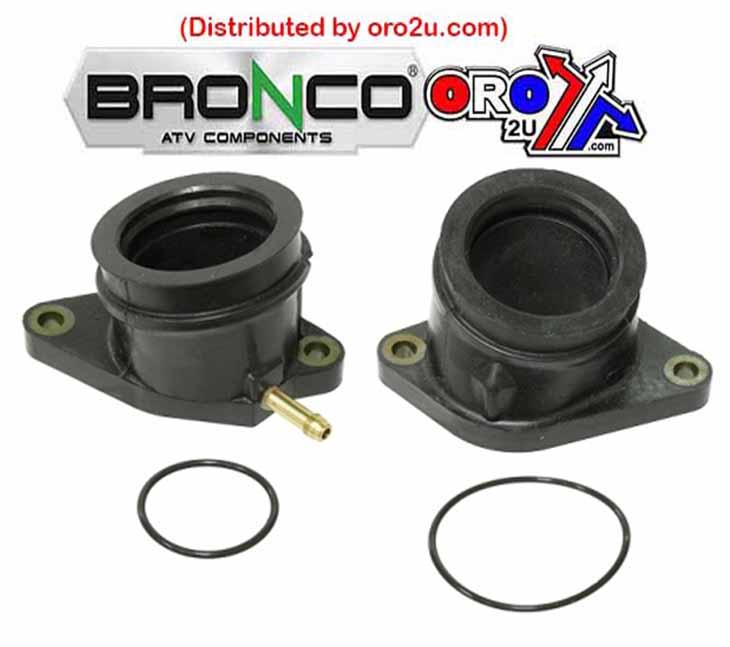 Bronco Flange Intake YFM660R Raptor Yamaha, Bronco at-07462, 5lp-13586-01-00, 5lp-13596-01-00