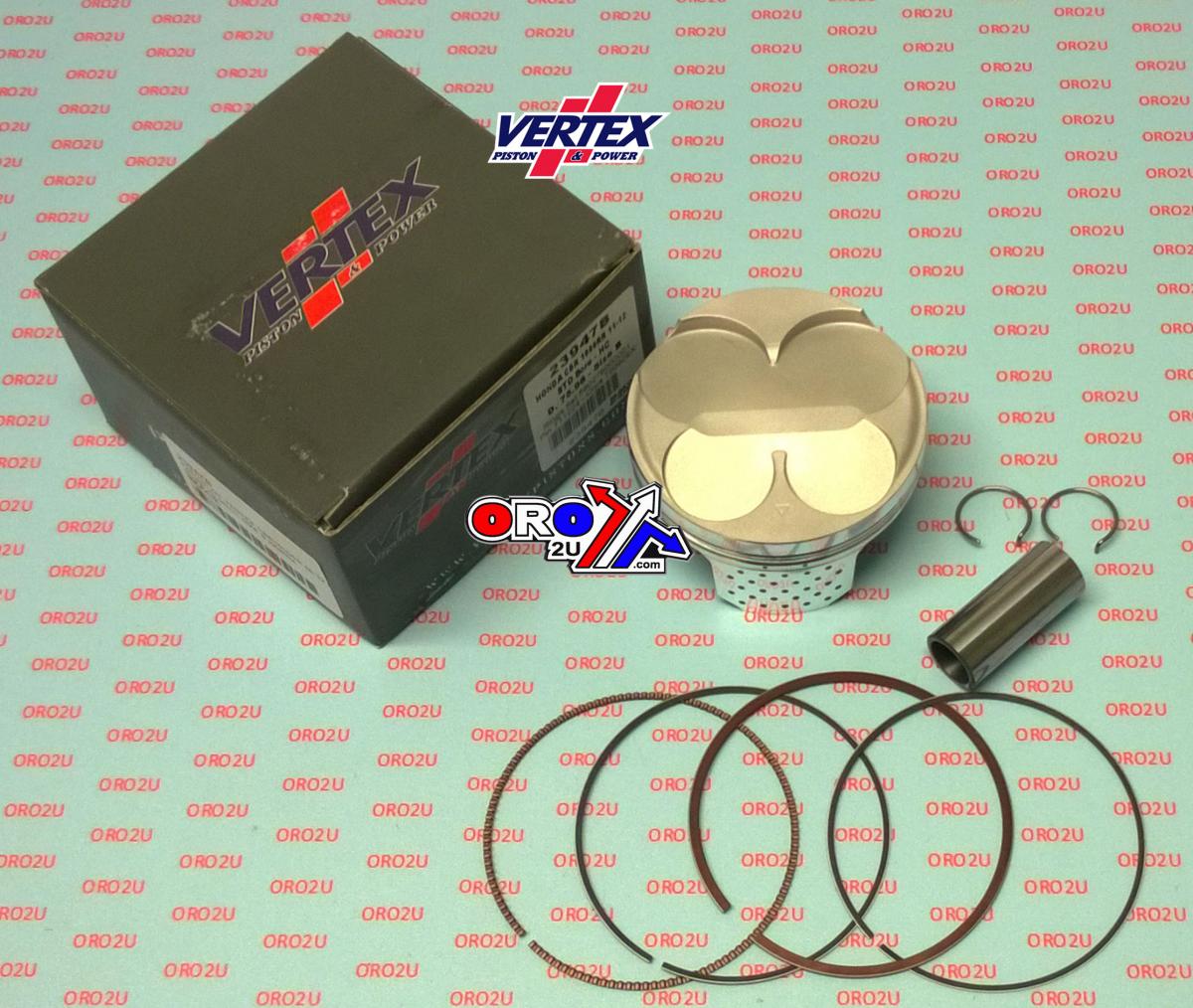 Vertex Piston Kit Vertex 76.0 B Hc Honda Cbr1000rr 08-12, Vertex 23947b Hc Compr