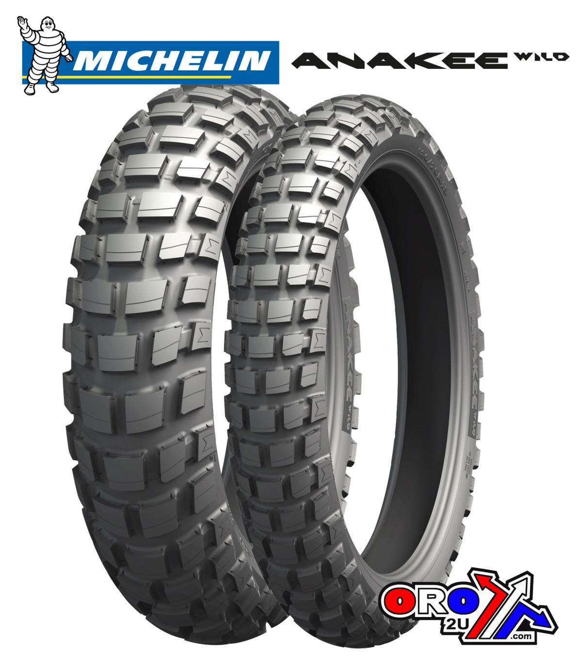 Michelin 130/80-17 (65r) Michelin Anakee Wild, Rear Trail Tyre 036642, Road, MC