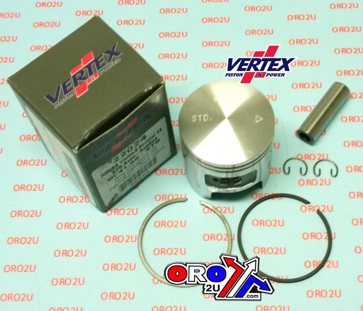 Vertex Piston Kit Honda Vision 50cc 41.25mm, Vertex 22024025 Peugeot