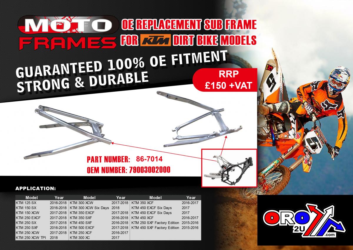MTX Parts Subframe Rear KTM 16-18 79003002000 79003002100 280851