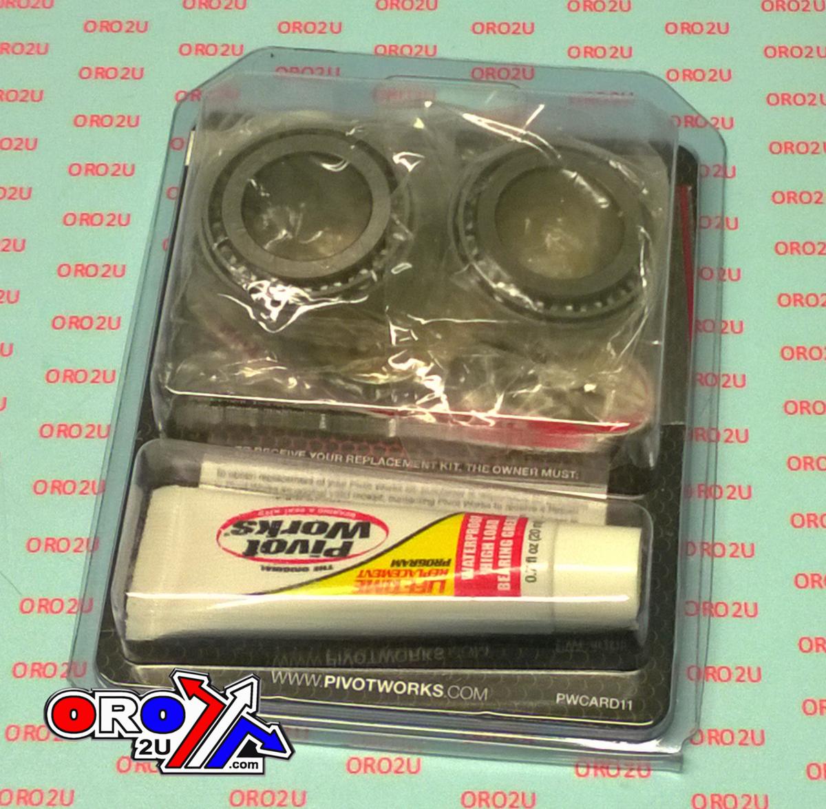 Pivot Works Steering Bearing Kit Honda, Pivot Works Pwssk-h04-420 MX Road, ATC250R 83-86, CR125R 82-89, CR250R 82-89, CR450R 81, CR480R 82-83, CR500R 84-89, CR80R 87-02, CR80R