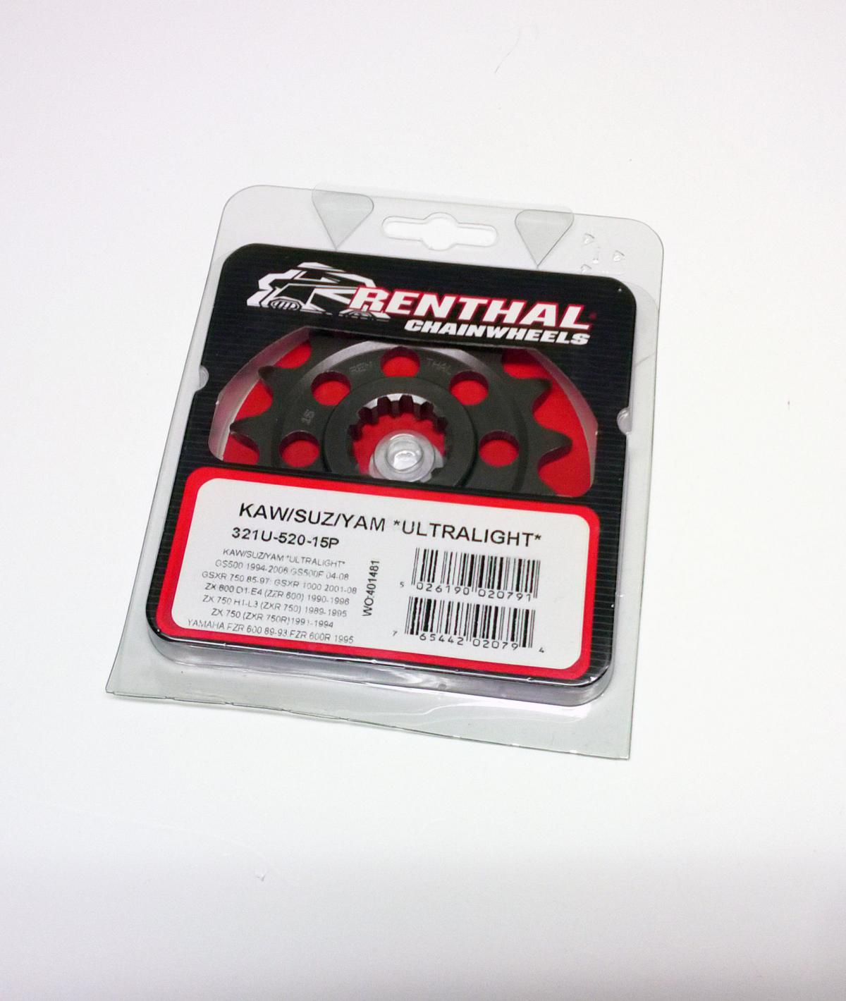 Renthal Front Sprocket 321u-520-17p, 520 Chain Conversion