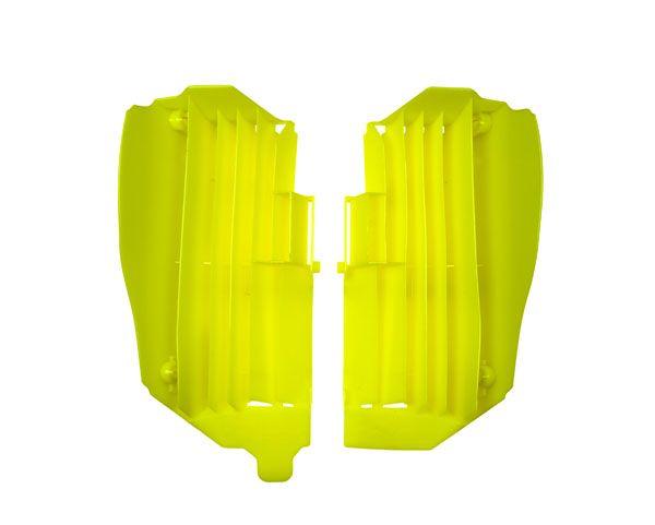 Rtech Plastics Louvers Radiator Oversize Neon Yellow, Yamaha R-gryzfgf0018, Rtech